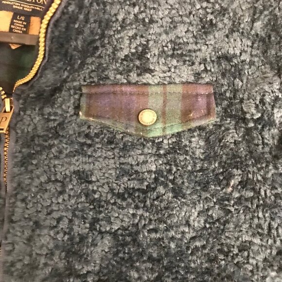 PENDLETON WOOLEN MILLS WOMENS SHERPA JACKET SIZE L - Picture 8 of 8